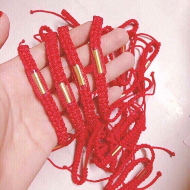 ❗️❗️❗️VÒNG TAY ĐỎ MAY MẮN CAM KẾT THỈNH CHUẨN CHÙA VÀNG THÁI LAN