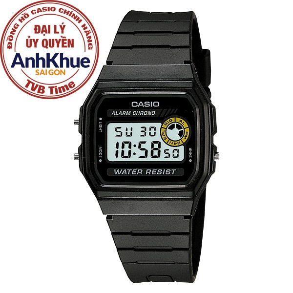 Đồng hồ nam dây nhựa Casio chính hãng Anh Khuê F-94WA-8DG (33mm)