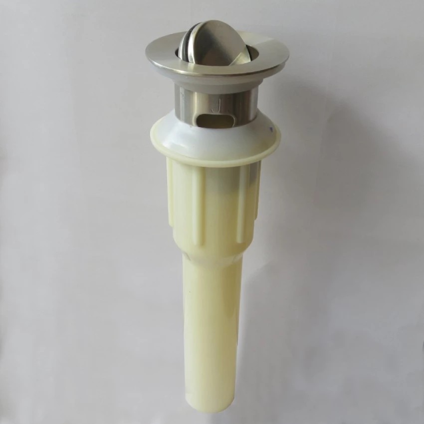 Bộ thoát nước dành cho chậu rửa mặt, đầu inox đuôi nhựa mềm - HV Store 989