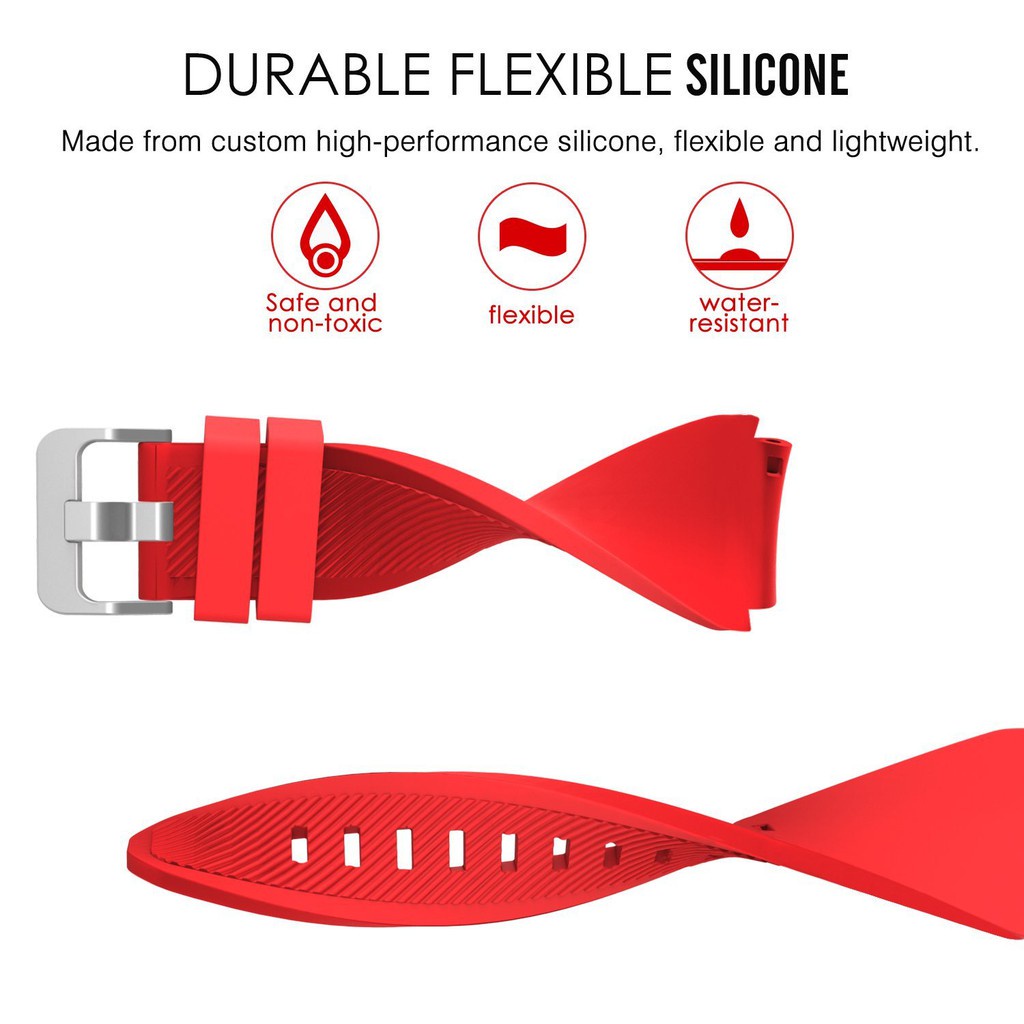 Dây Đeo Thay Thế Chất Liệu Silicon Màu Trơn Cho Xiaomi Ciga Design Z
