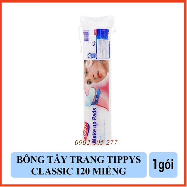 [Hàng chính hãng]Bông Tẩy Trang Tippys Classic Make Up Pads