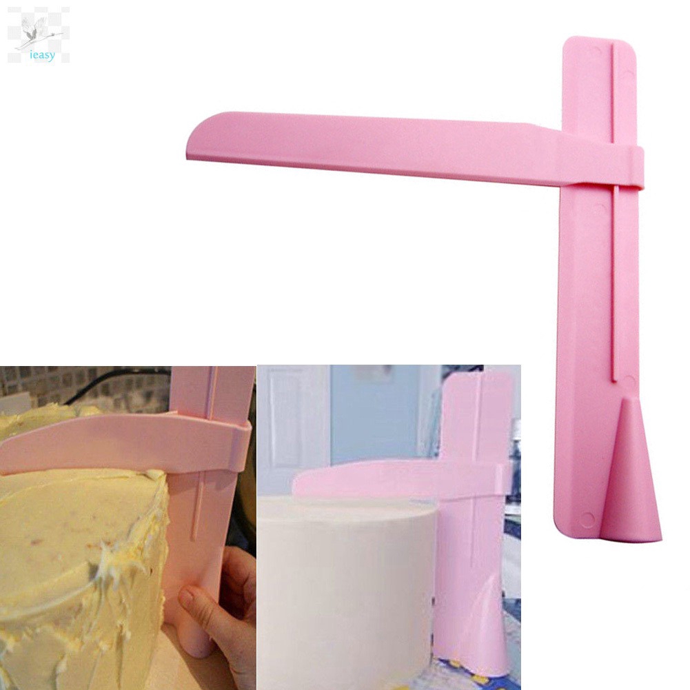 Adjustable Cake Edge Scraper Smoother Fondant Decor Tool Baking Mold Kitchen