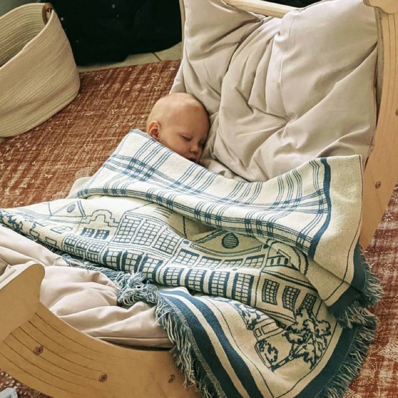 Đồ Chơi Bập Bênh Cầu Vồng Bằng Gỗ Đa Năng Cho Bé