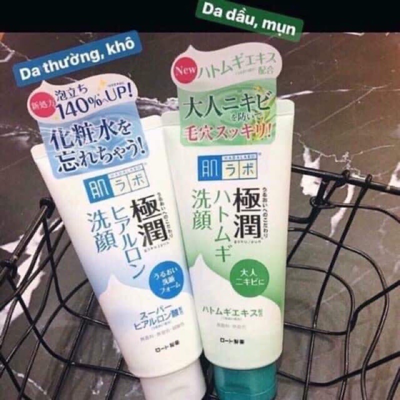 sữa rửa mặt HADALABO