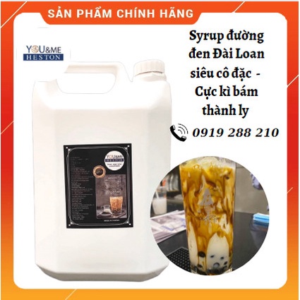 Syrup đường đen siêu cô đặc Đài Loan (đường đen bám thành ly cao cấp)