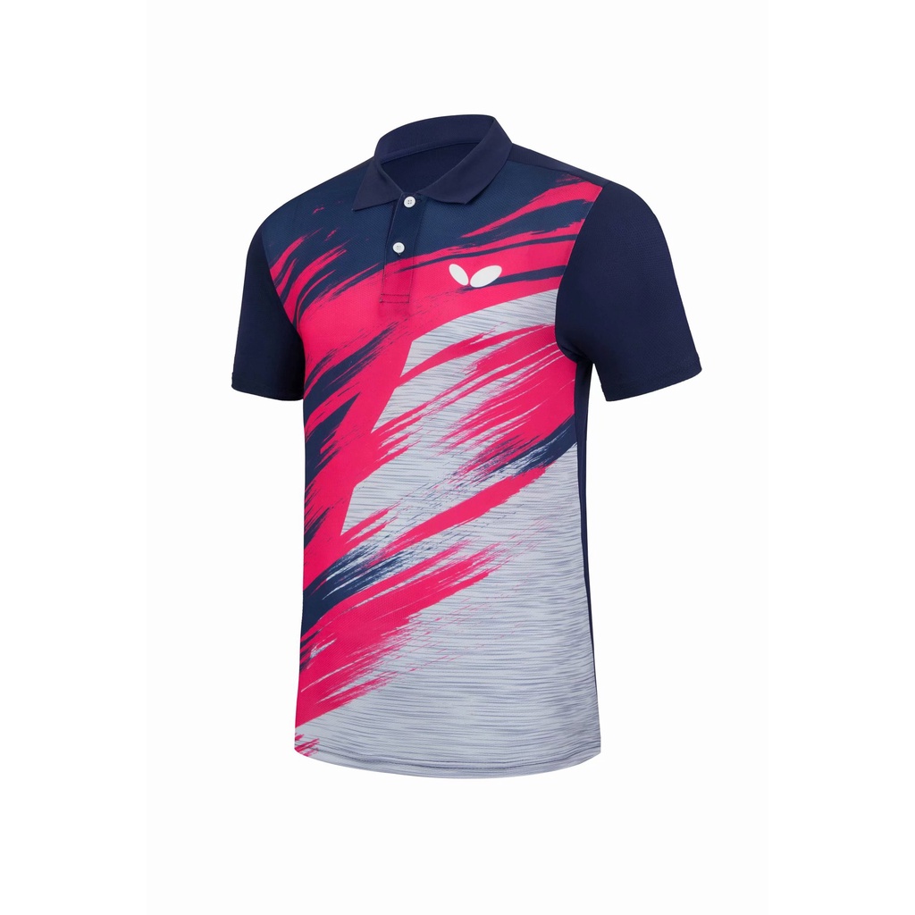 Bộ Đồ Thể Thao Đánh Bóng Bàn Tay Ngắn In Hình Bướm Mới Cho Nam Và Nữ