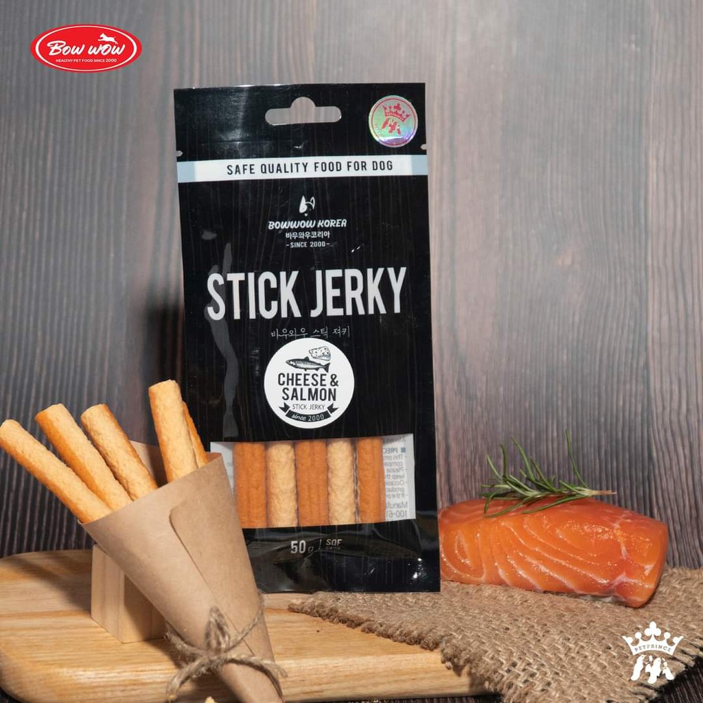 Đồ thưởng Stick Jerky BOWWOW -MÓN THƯỞNG XỊN SÒ CHO BOSS 50g