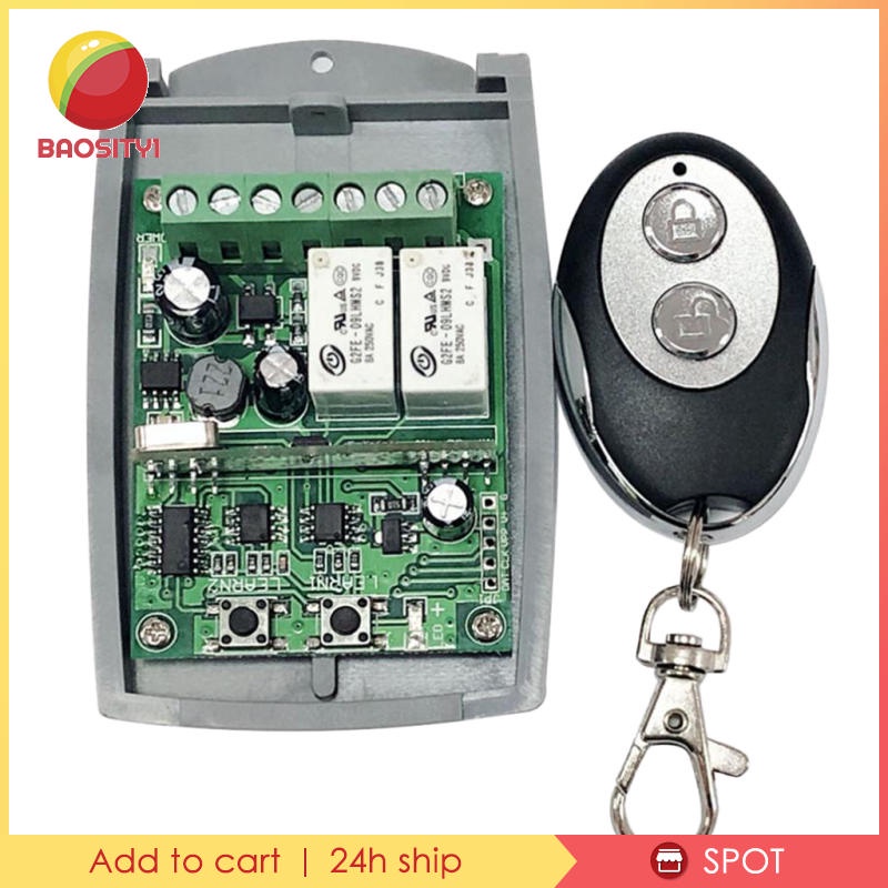 Công tắc đảo chiều DC12V-48V + điều khiển từ xa hình quả trứng