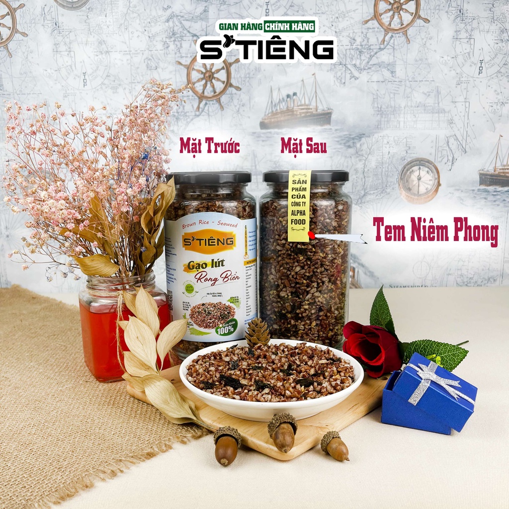 Gạo Lứt Rong Biển STIENG Ăn Kiêng Giảm Cân