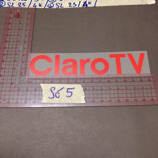 Sticker ủi, hình ủi, patch ủi chữ Claro (Phụ liệu may vá trang trí quần áo may mặc, Handmade, DIY)