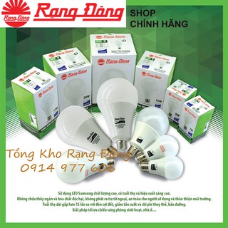 Bóng Đèn Tròn 5W Rạng Đông - Samsung ChipLED - Bảo Hành 2 Năm