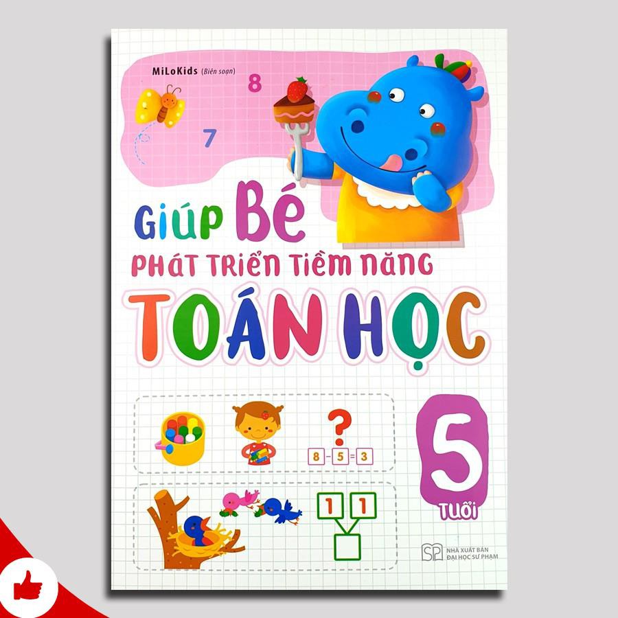 Sách - Giúp Bé Phát Triển Tiềm Năng Toán Học 3-6 Tuổi (combo 4 quyển, lẻ tùy chọn)