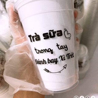 Cốc PP 500ml in sẵn