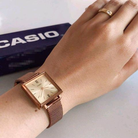 Đồng hồ CASIO nữ LTP-E155MR-9BDF gold rose