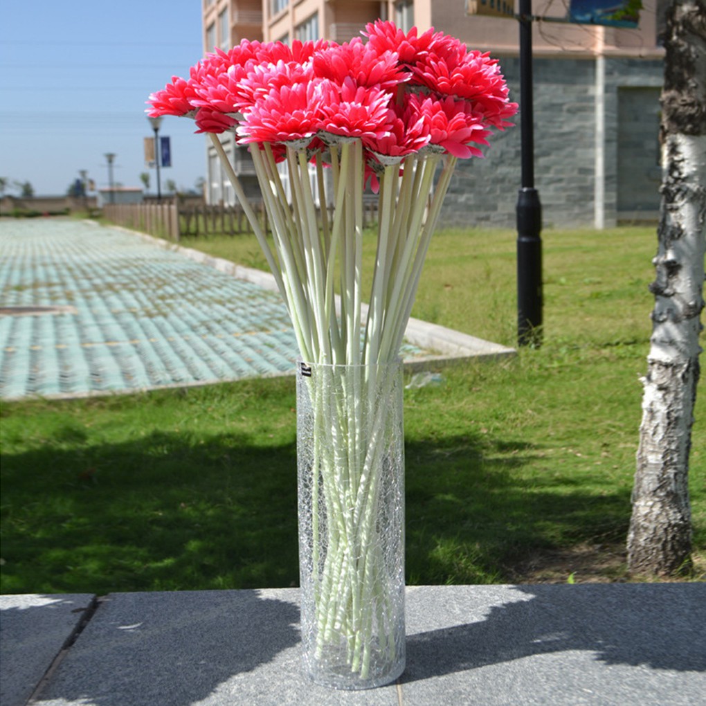 Bộ 2 bông cúc giả trang trí