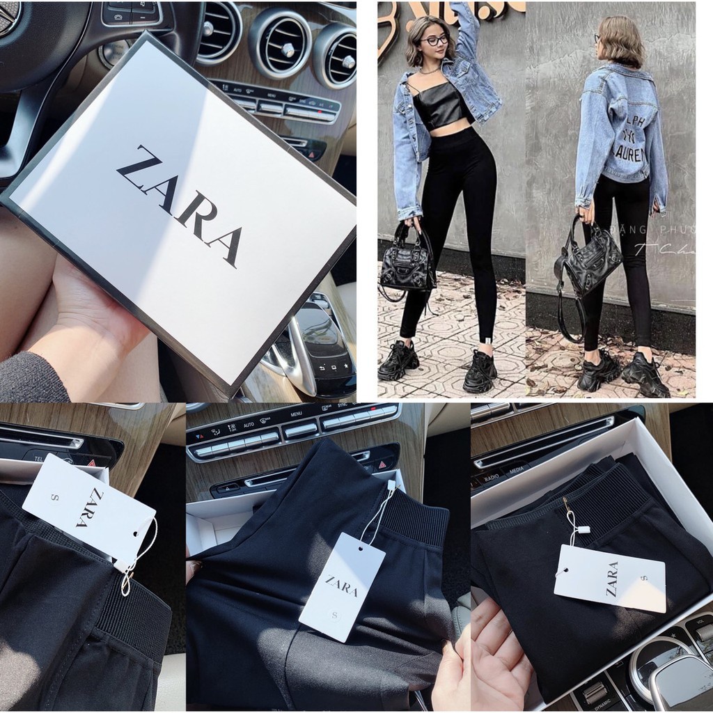 Quần Legging Nữ, Quần Legging Zara Cạp Chun Co Giãn | WebRaoVat - webraovat.net.vn