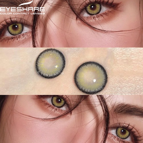 Kính áp tròng màu nâu EYESHARE phong cách Ai Cập 14-14.5MM