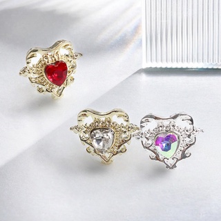 Charm Trái Tim Cổ Điển Đủ Màu Đính Móng