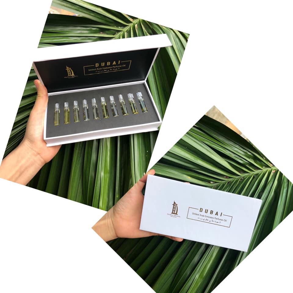 Tinh dầu nước hoa Dubai chai test / vial 1ml dạng chấm/ hương thơm ngọt ngào, quyến rũ, sang trọng, nhẹ nhàng, quý phái