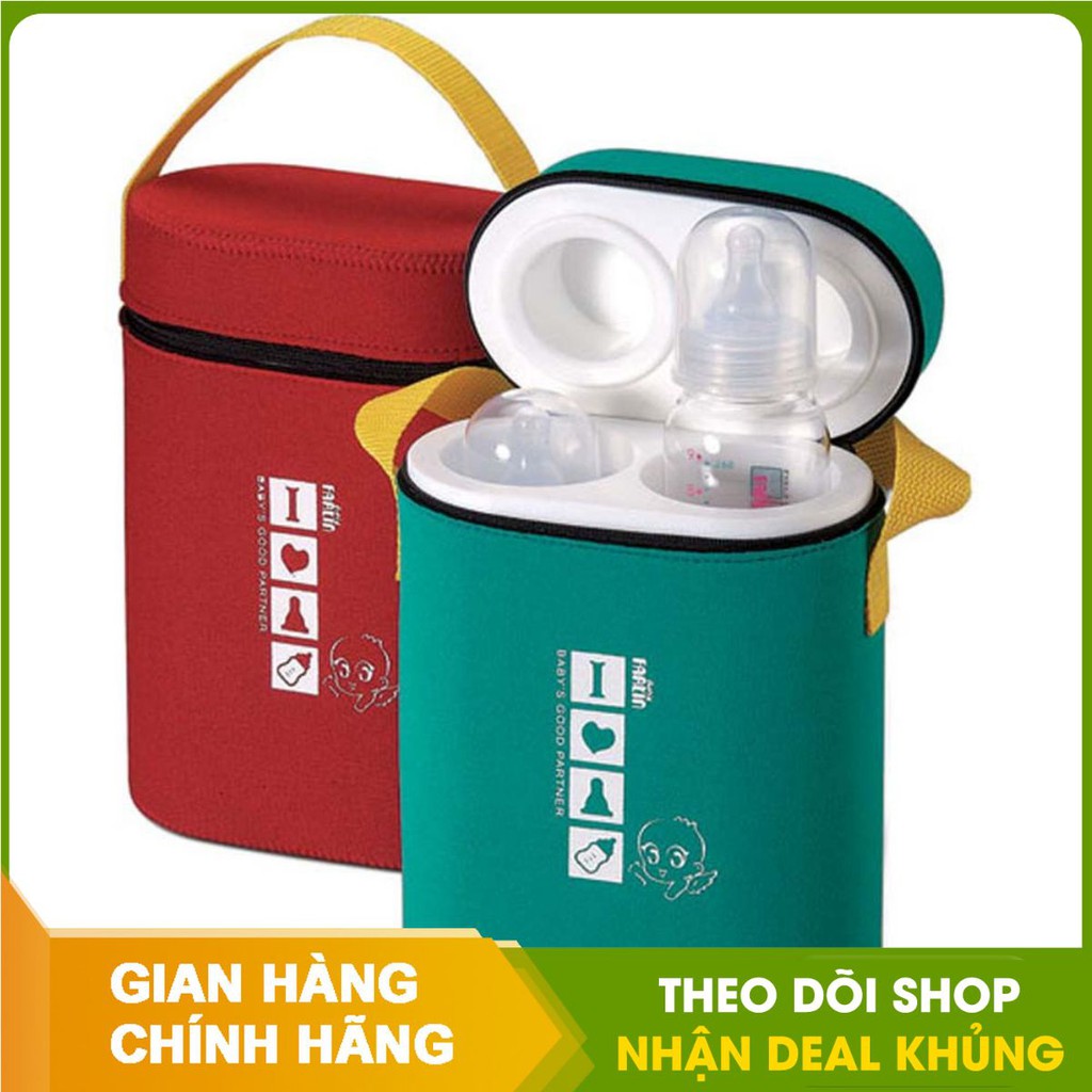 Ủ bình đôi (lõi xốp bọc vải) Farlin BF-225 - Chính Hãng