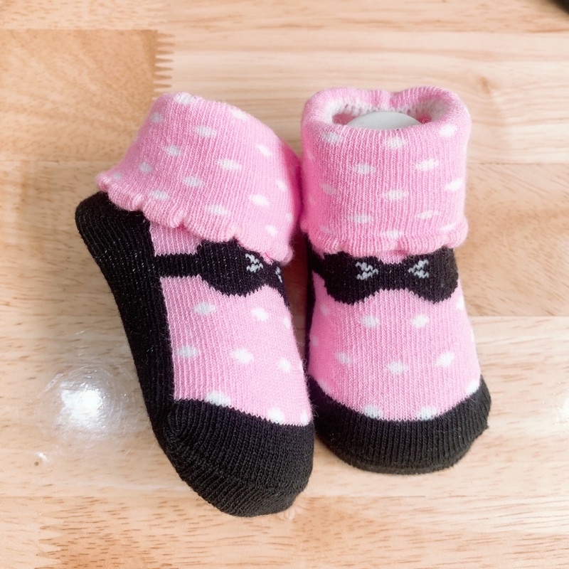 Combo 2/4 đôi Tất bé trai/gái xuất dư cực xịn 0-6m - Hàng xả kho thanh lý