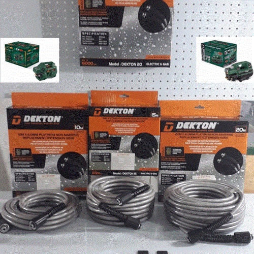 Dây Áp Lực Máy Phun Xịt Mini Dekton 10M, 15M, 20M dành cho máy rửa xe gia đình