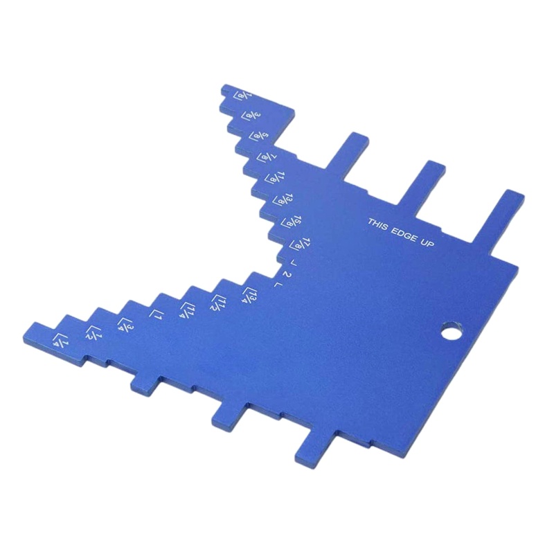 Thước Đo Độ Sâu Bước 2 Trong 1 Bằng Nhôm Chuyên Dụng Cho Router &amp; Table