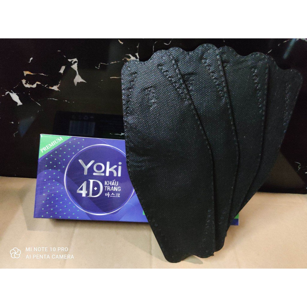 ✅ [HÀN QUỐC] Khẩu trang 4D- Yuki / Yoki Premium (Hộp 10 Cái), Chuẩn KF94 - VT0817