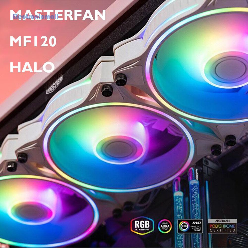 COOLER MASTER Quạt Tản Nhiệt Mf120 Halo 120mm Cho Máy Tính