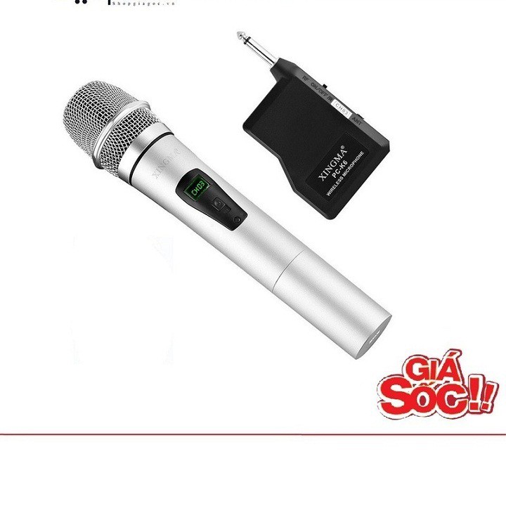 Micro karaoke không dây chính hãng Xingma PC K6