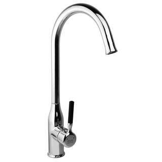 Vòi rửa chén nóng lạnh Đồng mạ Chrome Eurolife EL-KM04 (Trắng bạc)