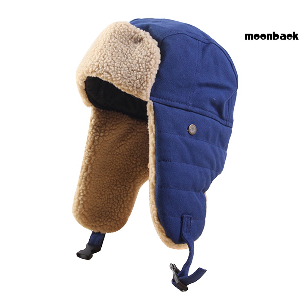 Mũ Bomber Mềm Che Tai Chống Gió Giữ Ấm Mùa Đông Cho Nam Nữ