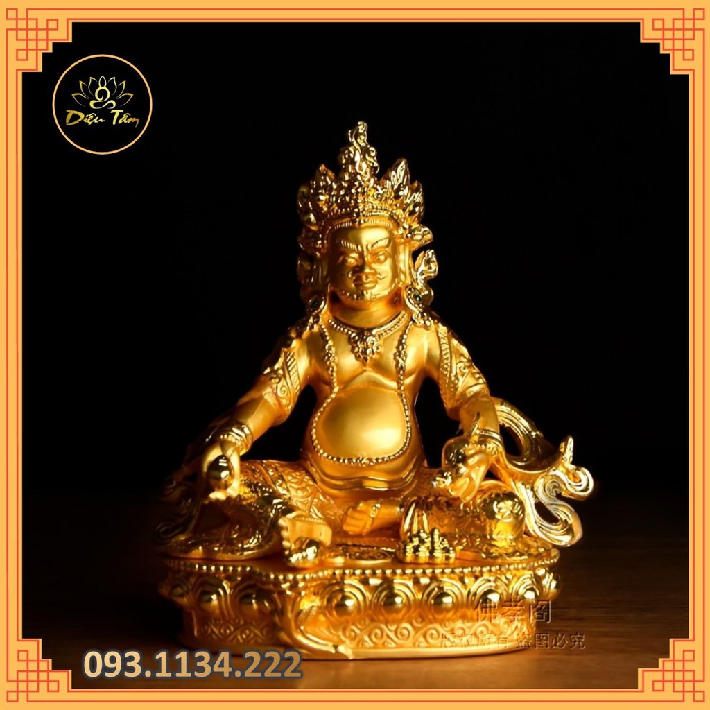 Tượng phật Hoàng Thần Tài - Jambhala size 15cm