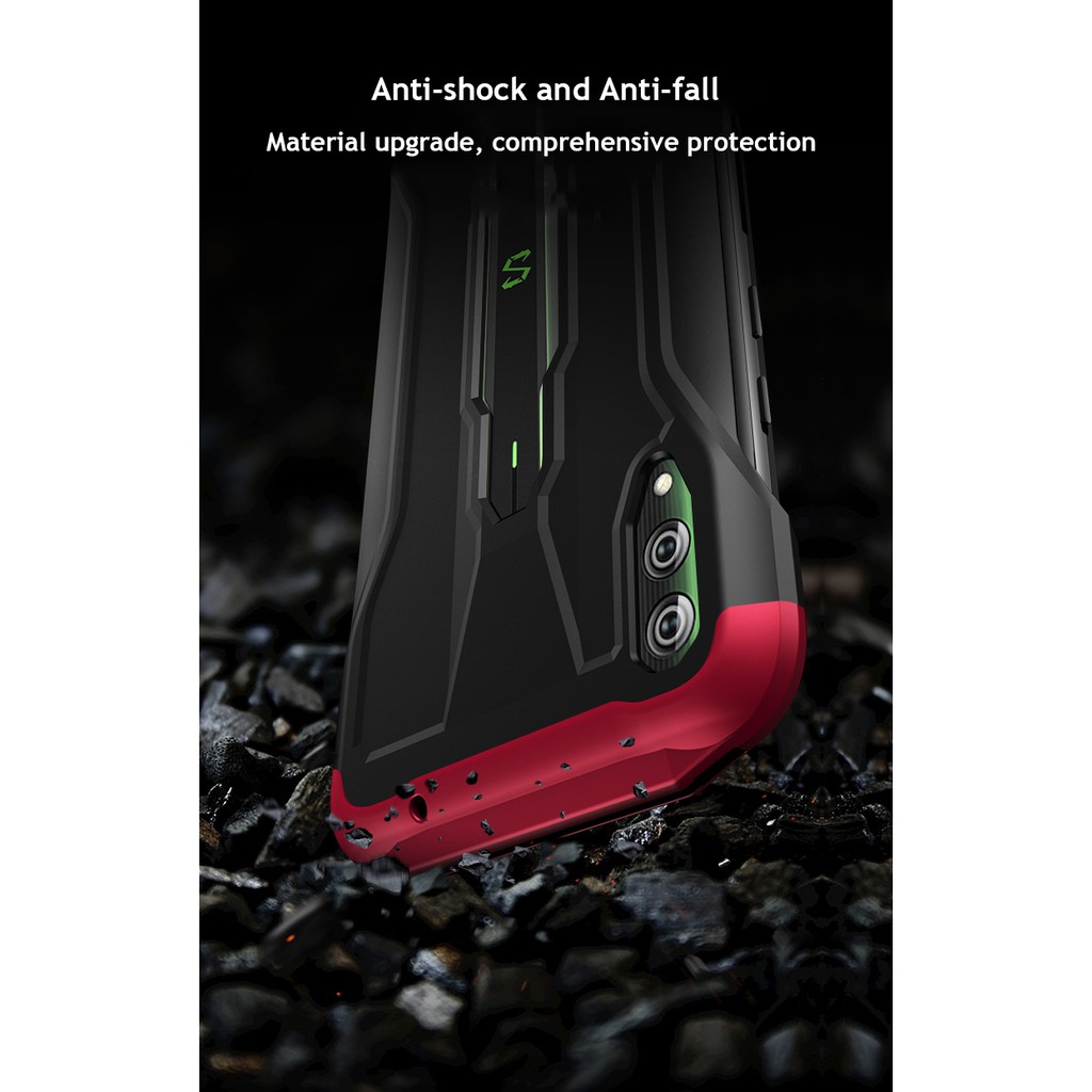 Ốp điện thoại cứng dạng giáp chống sốc độc đáo sang trọng cho Xiaomi Black Shark 2/2 Pro