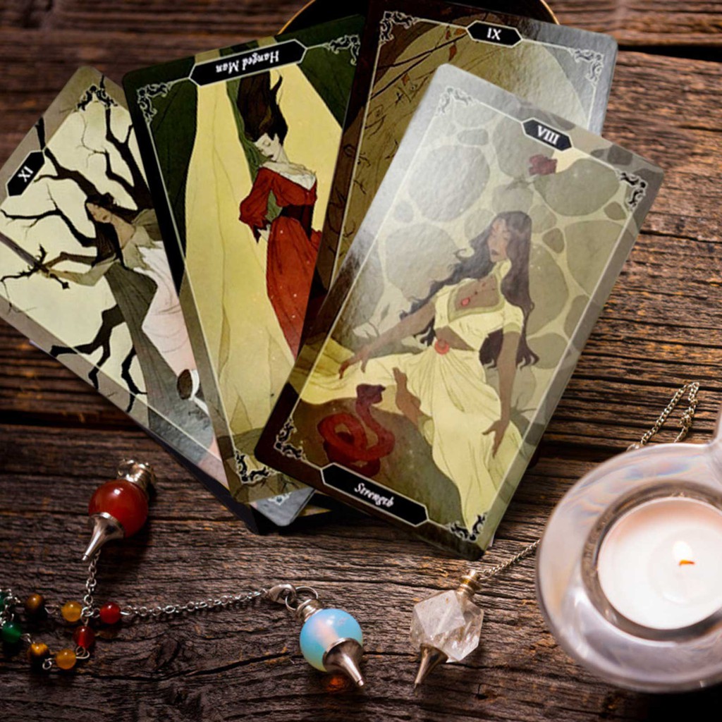 Bộ bài tarot chủ đề rừng sâu chất lượng cao