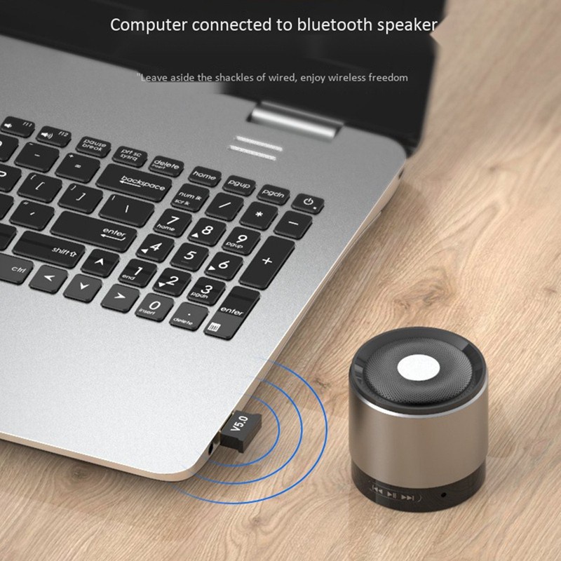 Bluetooth Audio Receiver USB Bluetooth 5.0 Bluetooth Adapter Desktop Computer Driver Free CD