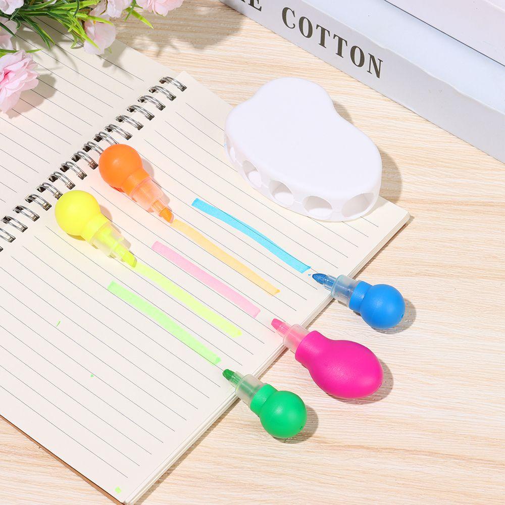 PISTA Bút Bắt Sáng 5 Trong 1 Nhỏ Gọn Màu Sắc Thời Trang