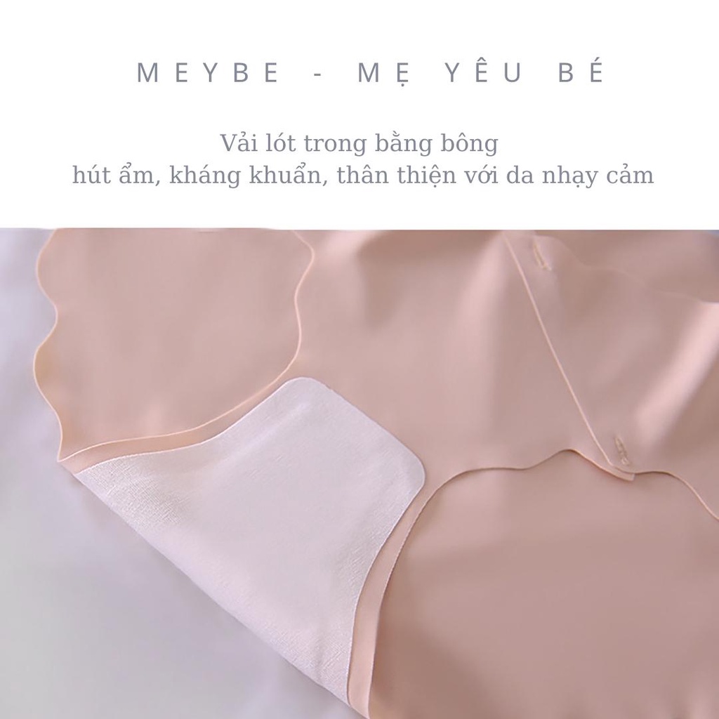 Quần Lót Bầu Cạp Chéo cotton không đường viền mềm mịn kháng khuẩn cho mẹ BẦU và SAU SINH
