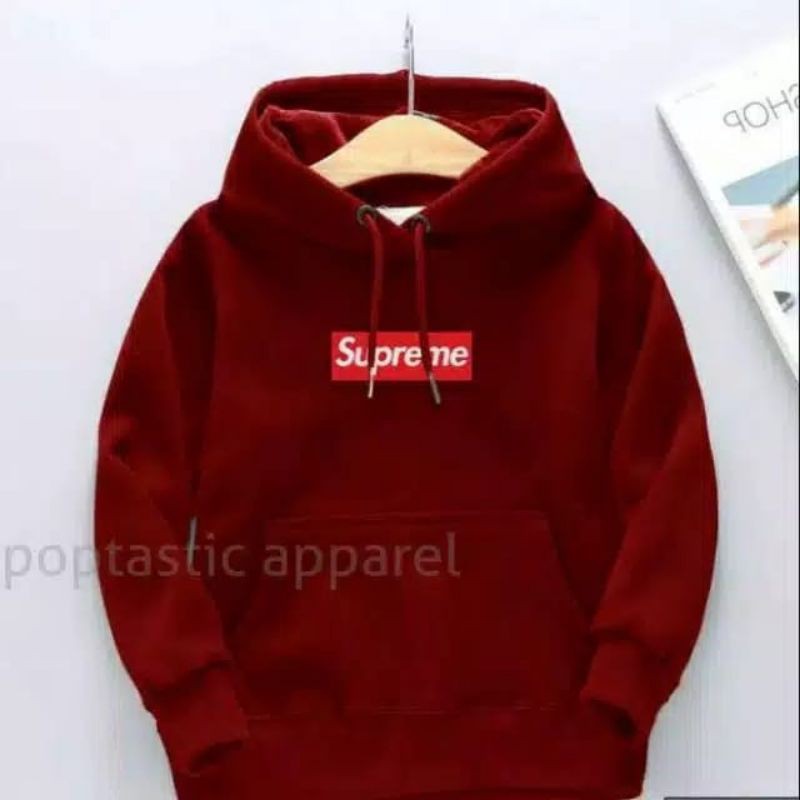 Áo Hoodie Supreme Cho Bé 6-14 Tuổi