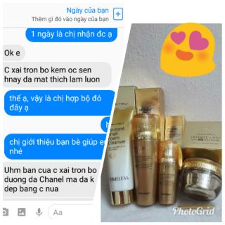 Combo dưỡng da ốc sên vàng 24