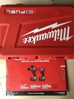 COMBO MÁY KHOAN MILWAUKEE 2997-22