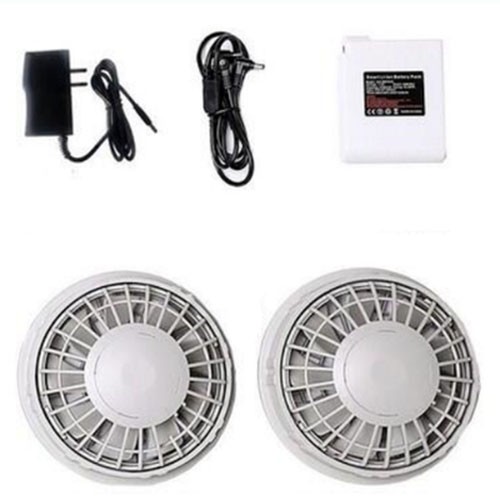 Bộ phụ kiện áo điều hòa Nhật Bản [ bộ đầy đủ Pin + quạt + sạc + dây nối,không có áo ] | BigBuy360 - bigbuy360.vn