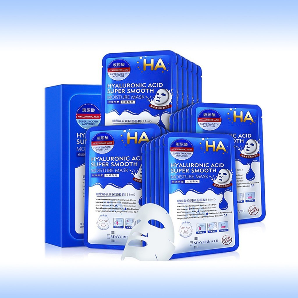 [Set 5] Mặt Nạ HA Dưỡng Ẩm Và Dưỡng Trắng Da MayCreate Hàng Nội địa Trung