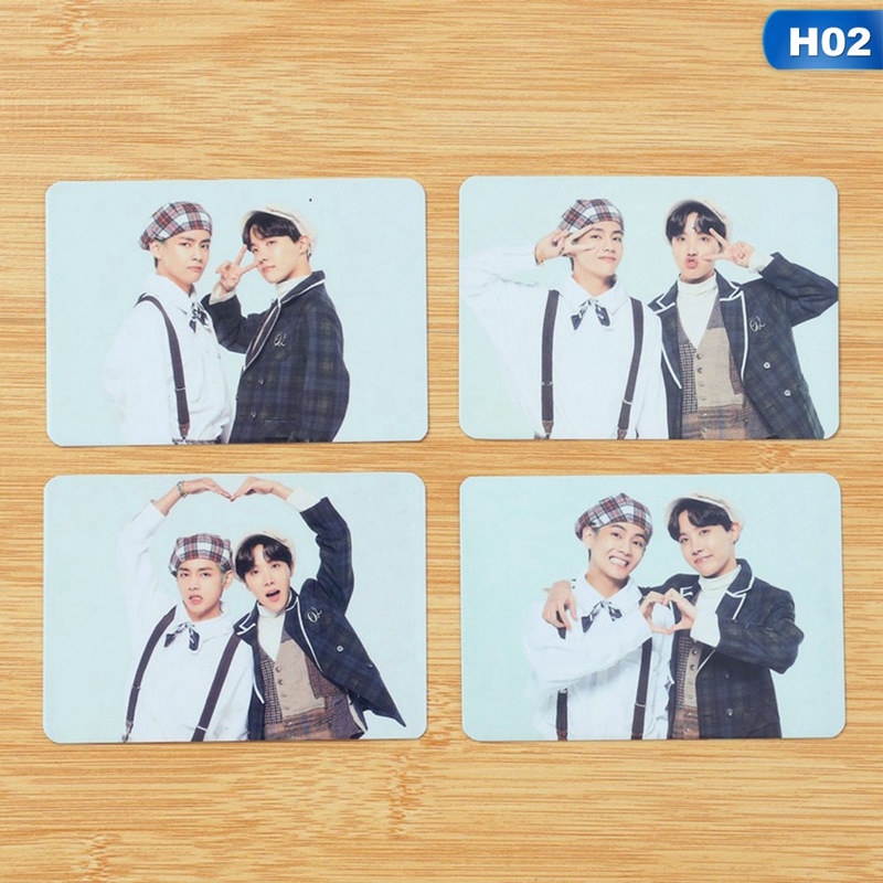 Set 4 / 8 Tấm Ảnh In Hình Các Thành Viên Nhóm Nhạc Bts 5th Muster