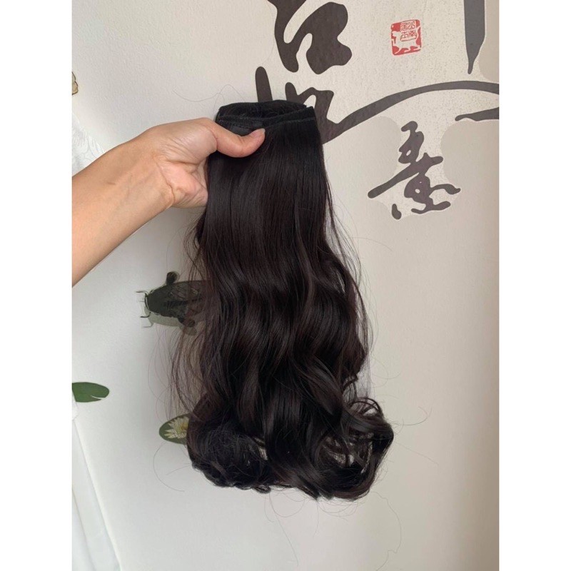 Sét 3 dải Tóc Giả Kẹp xoăn sóng cao cấp làm dày tóc, tự nhiên mềm đẹp