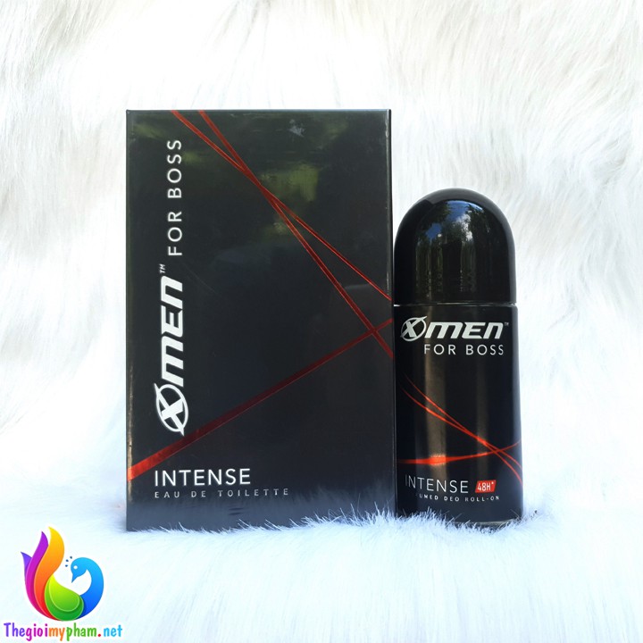 Combo Nước Hoa Nam Xmen For Boss Intense 50ml + Lăn Khử Mùi 50ml