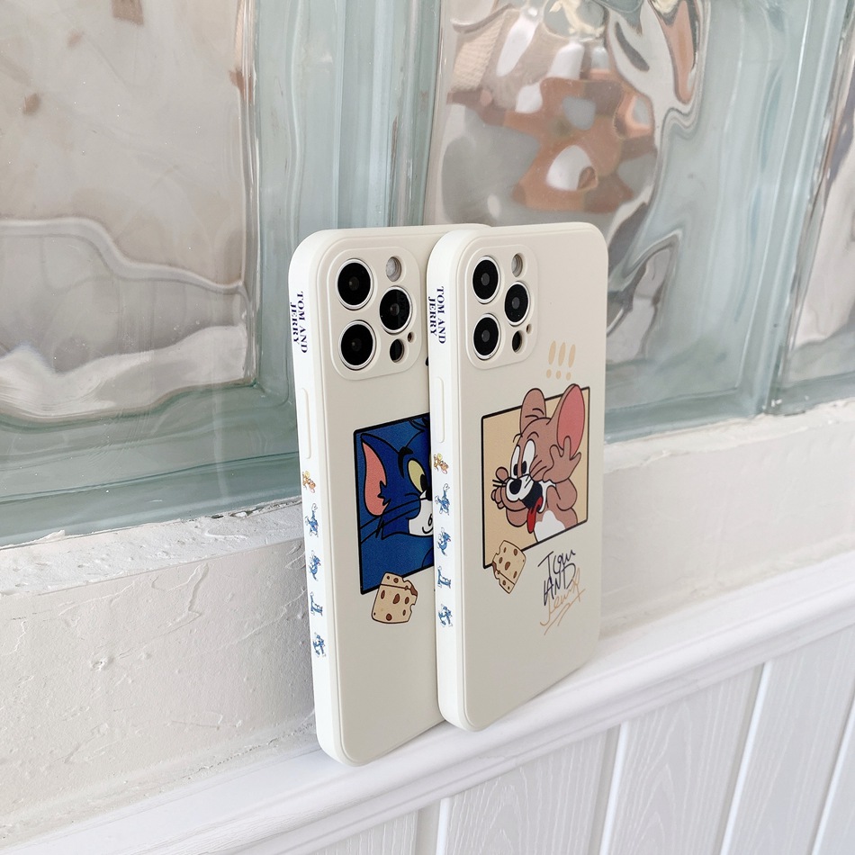 Ốp điện thoại silicone mềm dễ thương dành cho Apple Iphone 11 12 Pro 12pro Max 12mini 7 8 Plus X Xs Max Xr