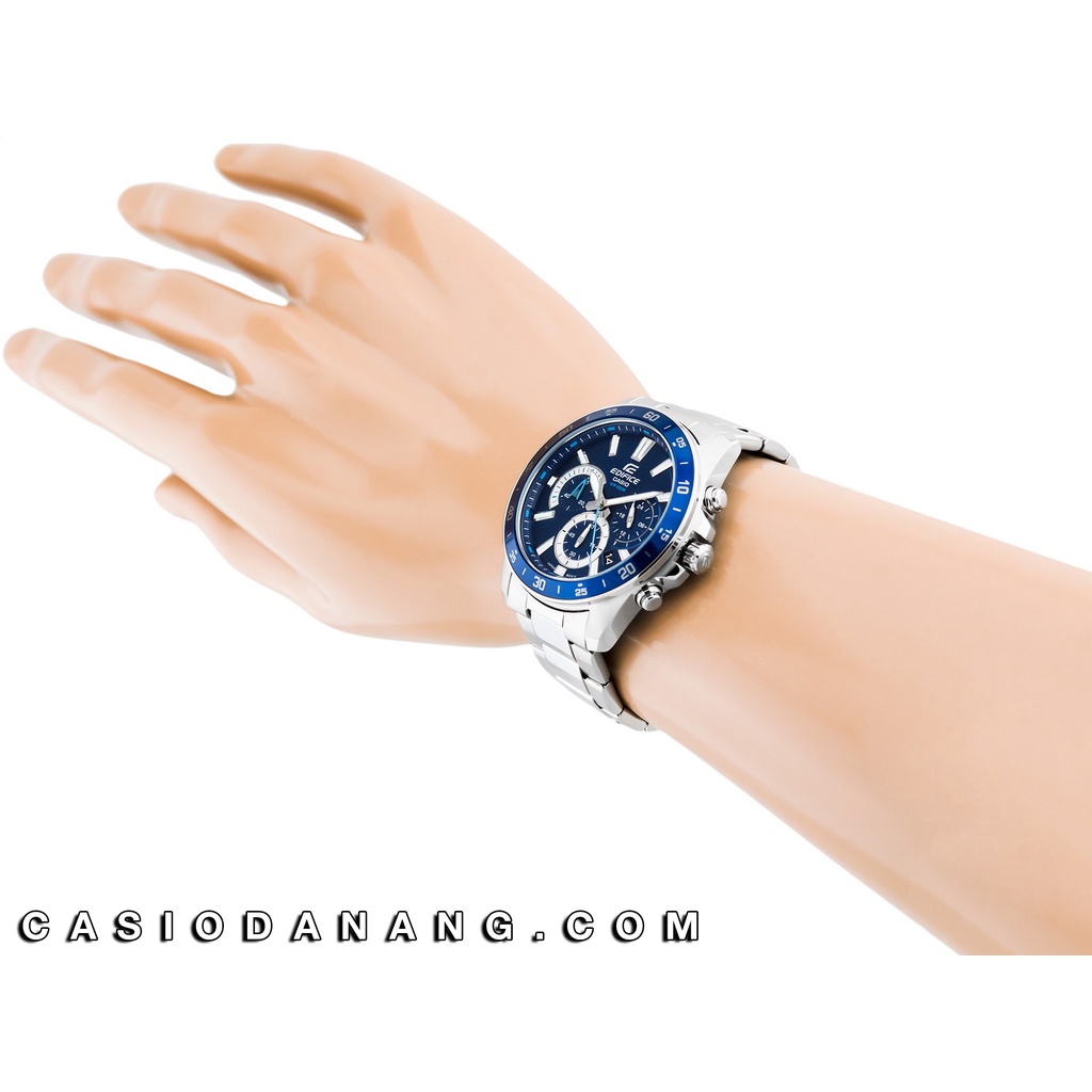 Đồng hồ nam dây kim loại Casio Edifice chính hãng Anh Khuê EFV-570D-2AVUDF (43mm)