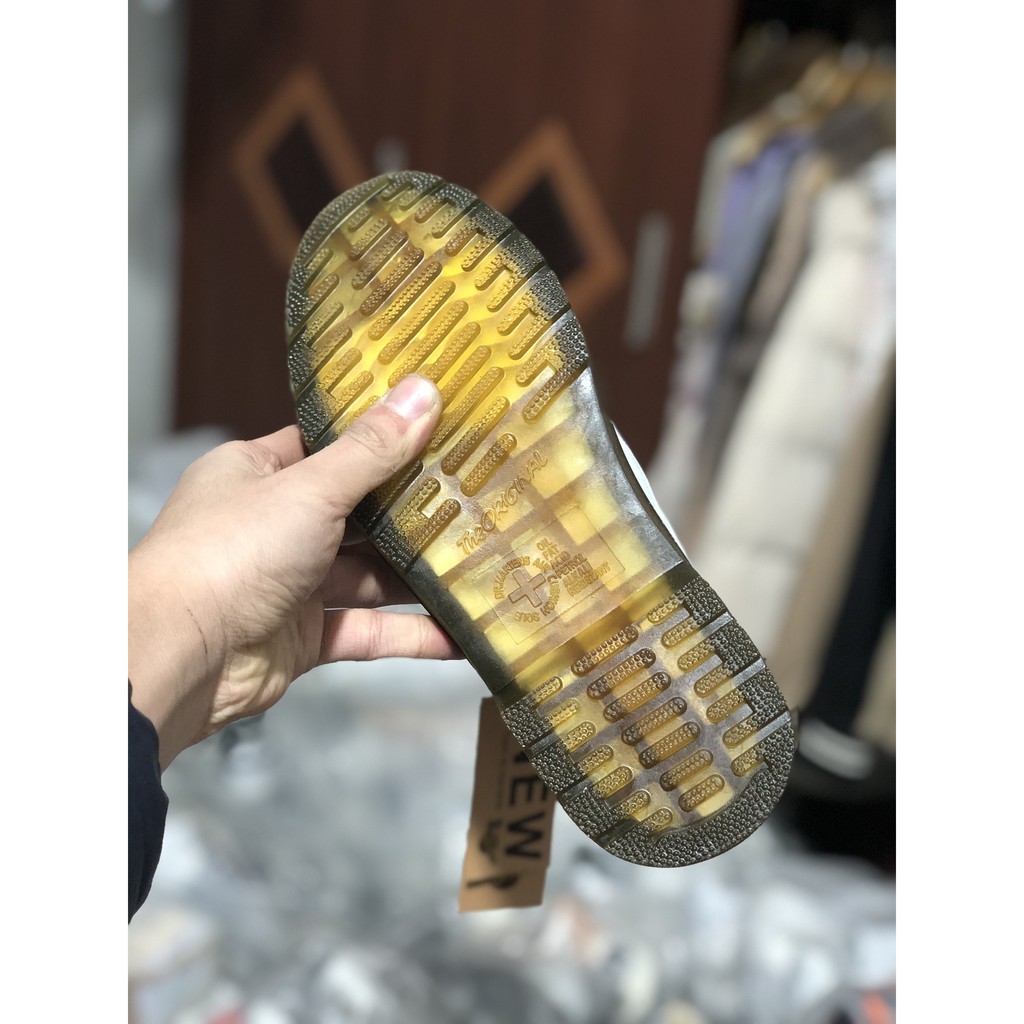 Giày thời trang Dr. Martens Trắng Cổ Cao [ Đầy Đủ Phụ Kiện ] *