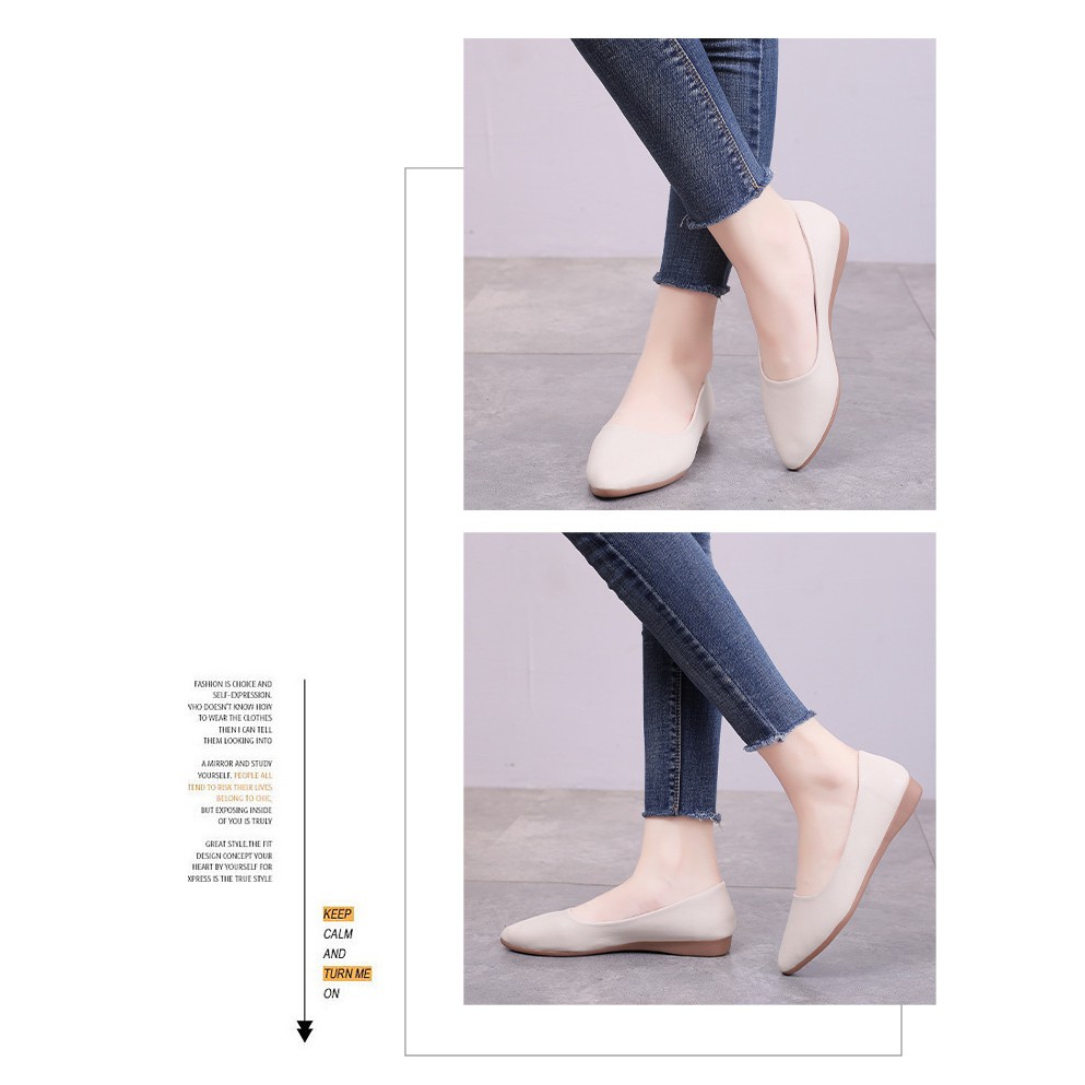 Giầy da đế mềm basic GN30